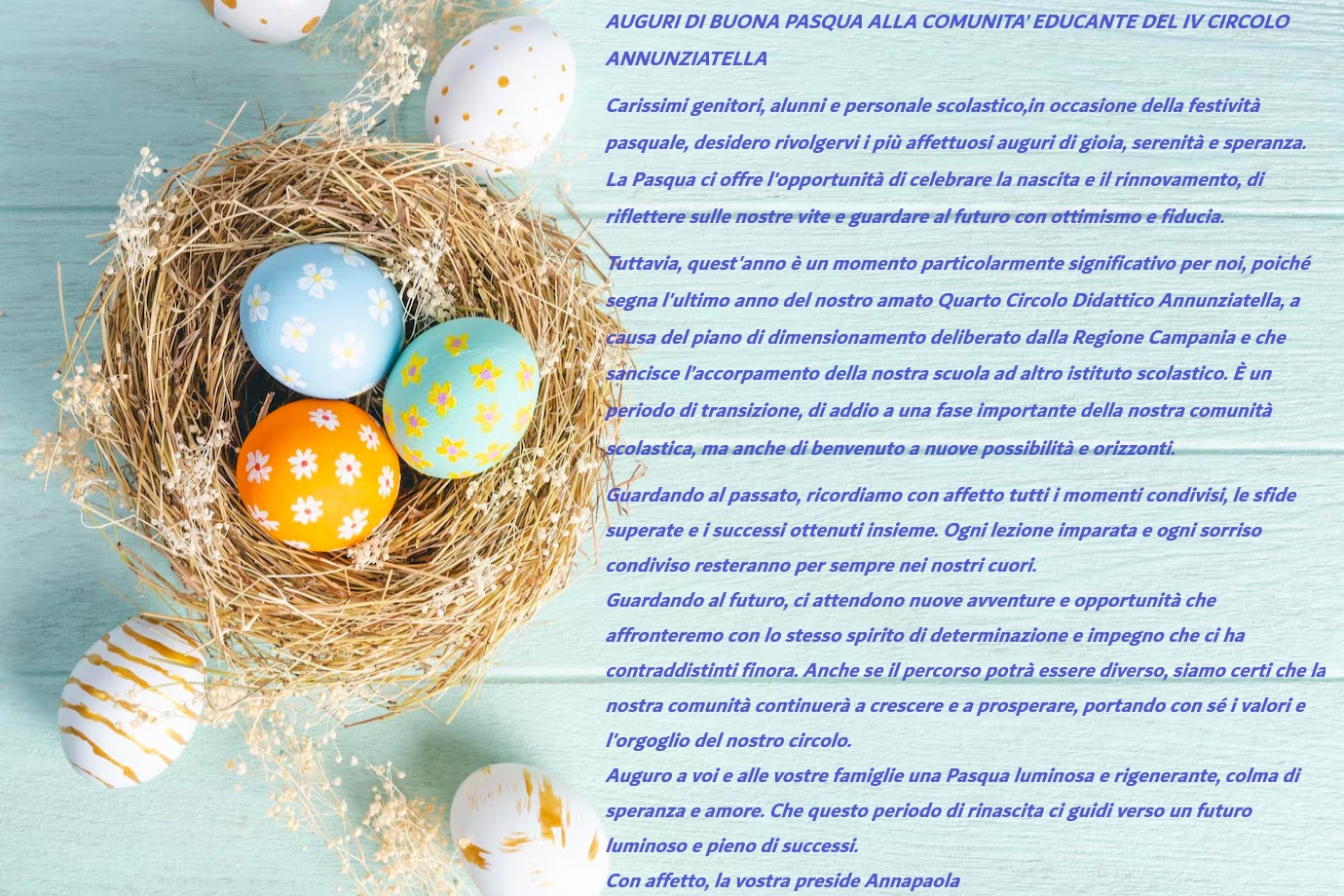 BUONA PASQUA 2024